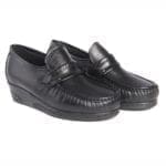 Par de zapatos para mujer tipo kiowa con banda, color negro, modelo 5169-B56 V2