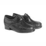 Par de zapatos de mujer tipo kiowa con cierre de velcro, de color negro, modelo 5235 Mayo V2