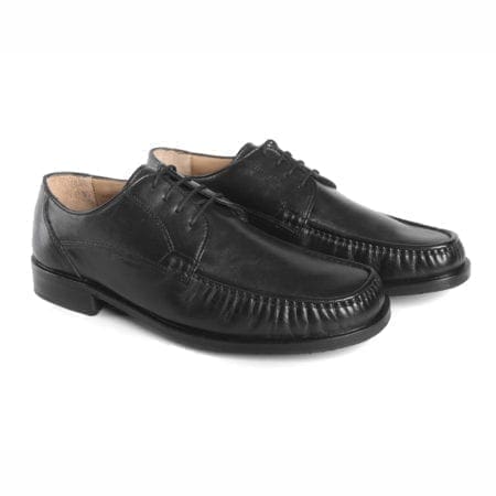 Par de zapatos de vestir para hombre con piel de vacuno, de color negro, modelo 82005 Napa V2