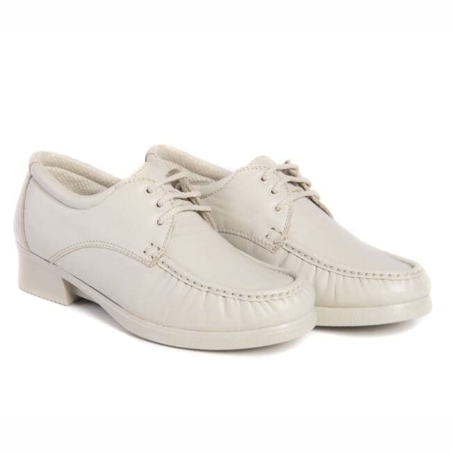 Par de zapatos cómodos de mujer con cordón de color silk, modelo 5227 Mayo V2